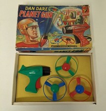 Merit Toy Dan Dare Planet Gun with Spinning Missile 1950s/60s Vintage