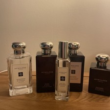 Job lot. 5 various empty Jo Malone fragrance bottles. Used excellent condition. 