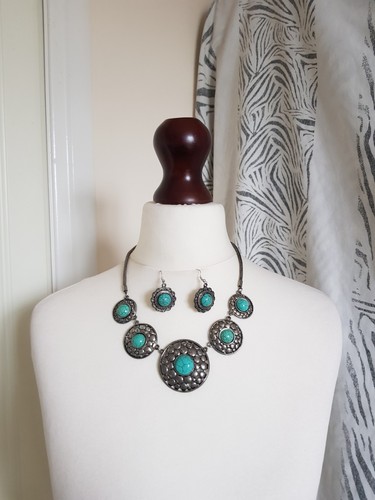 Faux turquoise native american - turquoise,