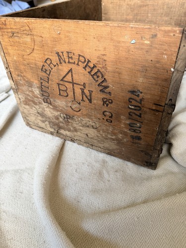 Wooden port box crate - port,