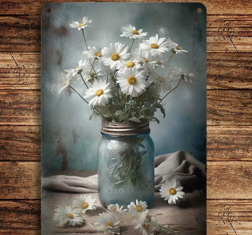 Victorian wall decor daisies - decor,