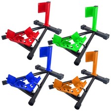 Motorcycle Wheel Chock Paddock Stand Motorbike Motocross Front Stand 4 Colours