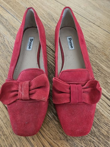 Dune red shoes size used - red, 4.