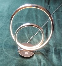 LED Stylish Spiral Lamp Chrome