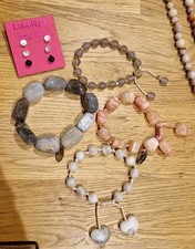 Bundle of Genuine Lola Rose Bracelets & earrings  & " in the style of". Read Des