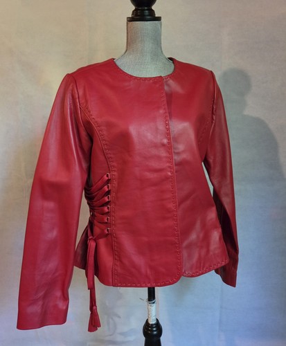 Golden leather womens red - womens,