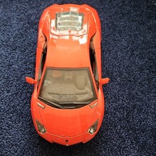 Burago Lamborghini Aventador LP700-4 Red Excellent Condition