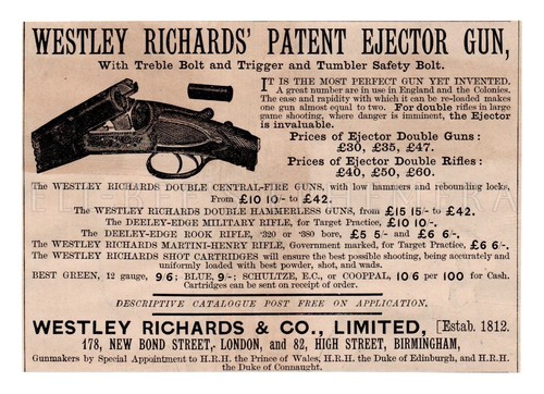 Westley richards patent - richards',