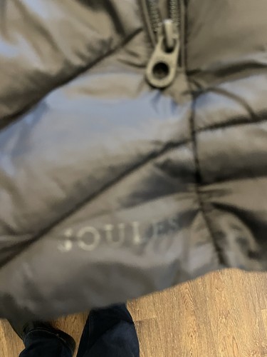 Joules mens black quilted - joules,