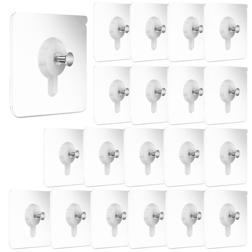 20pcs transparent adhesive - 20pcs,