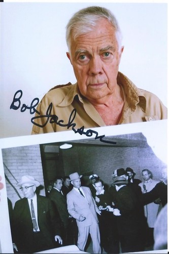 Bob jackson signed photo jfk - bob,