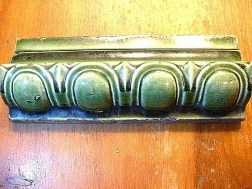 Antique molded green victorian - molded,