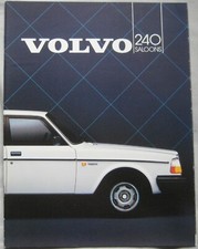 1985 Volvo 240 Brochure