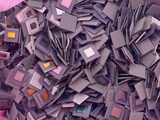 1 lb 454 grams IBM Gold Ceramic CPUs / BGA for Gold Scrap/Gold Recovery