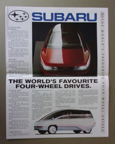 Subaru range orig 1989 mkt - subaru,