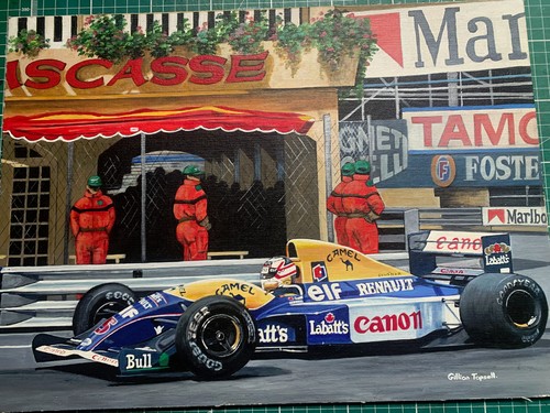 Nigel mansell monaco grand - mansell,,