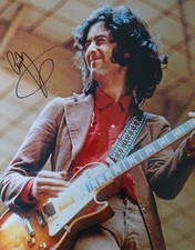 Jimmy Page Led Zeppelin Signed