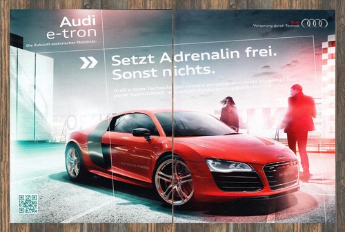 Audi tron advertising - audi, e-tron