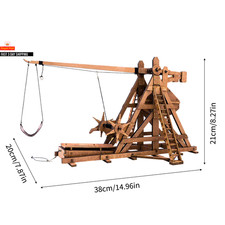 Scale wooden trebuchet - scale,
