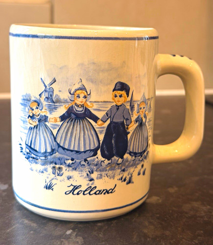 Delfts blauw hand painted - blauw,