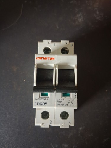 Contactum 100 amp main switch - amp,