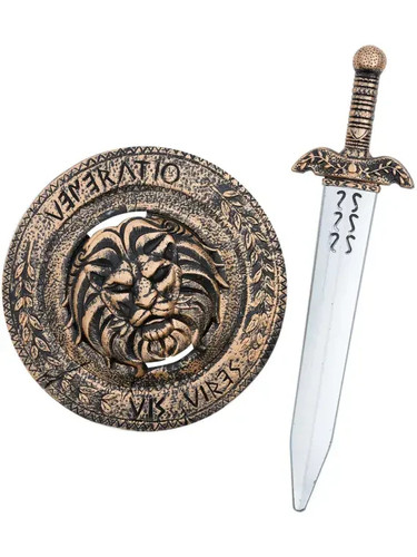Gladiator lion shield 49cm - lion,