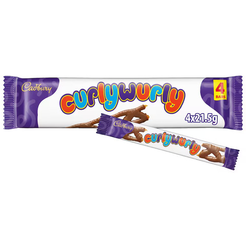 Cadbury curly wurly - wurly, chocolate