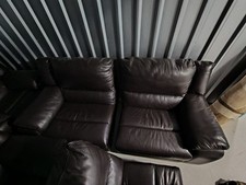 Harvey's Full Leather Recliner Sofas