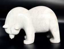 Inuit Large White Marble