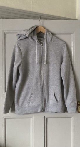 Grey zipped hoodie with - zipped,