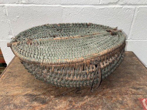 Early antique woven - woven, wicker