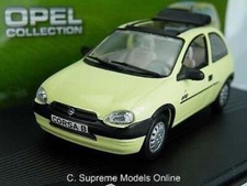 OPEL VAUXHALL CORSA MODEL CAR 1993-2000 YELLOW 1:43 SCALE SWING IXO K8