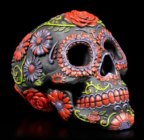 Mexican skull sugar blooms - skull,