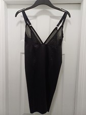 M&S Body Define Firm Control Wear Your Own Bra Shaping Slip Size 18 BLACK