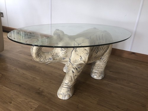 Antique elephant table - antique,