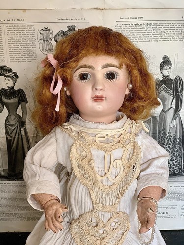 Antique depose tete jumeau - tete,