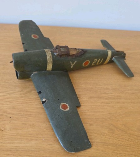 Ww2 made toy plane - made,