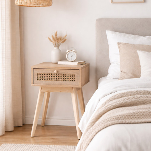 Drawer cane natural wooden - drawer,