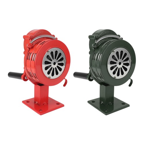 Hand crank siren aluminium - siren,