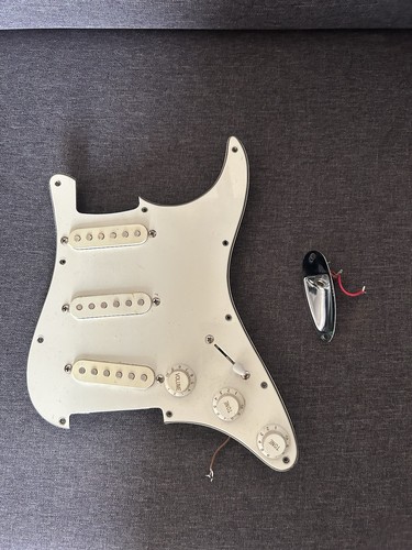 Strat style loaded pickguard
