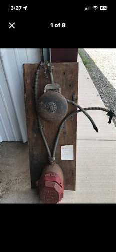 Vintage red adt fire alarm - adt, box