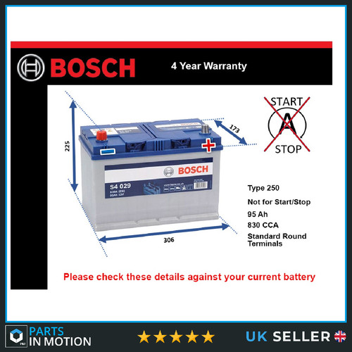 Car battery s4029 - car,