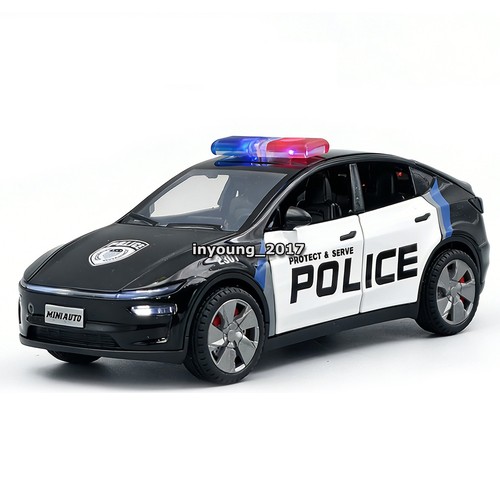 Model police car - y,