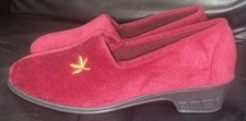 LADIES SIZE UK 5 RED PLUSH