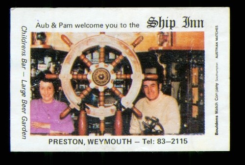 Matchbox label aub - matchbox, pam