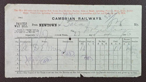 1896 cambrian railways - cambrian,