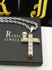 Hip Hop Bling Diamante Gold