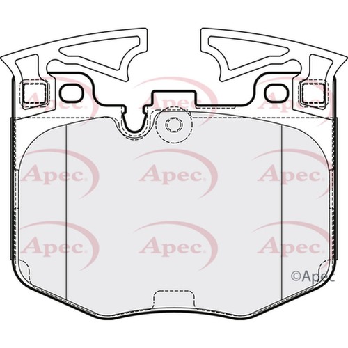 Brake pads set - pads, for
