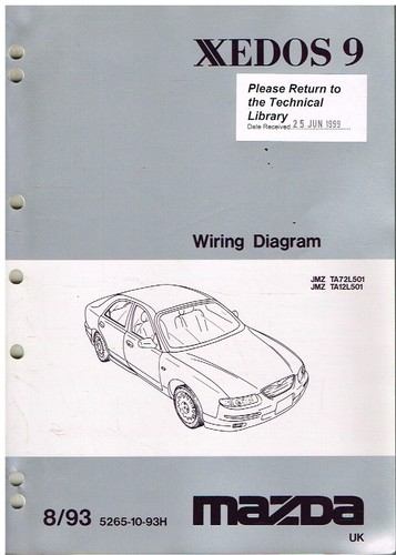 Mazda xedos saloon - mazda, original