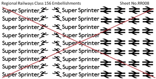 Gauge waterslide transfers - oo,